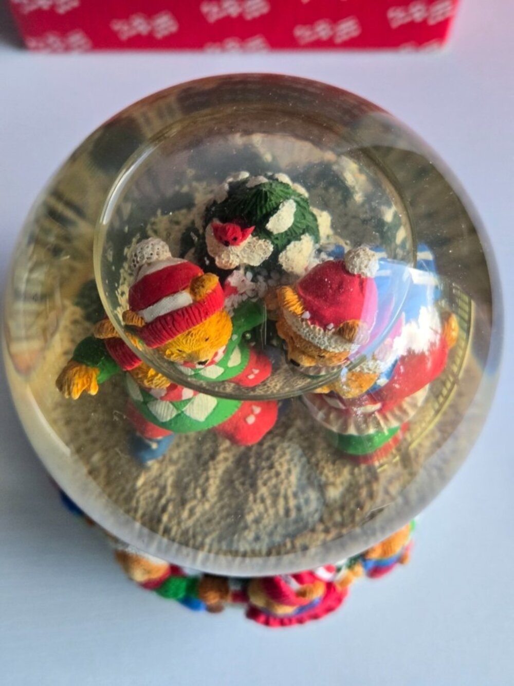 1995 Teddy Bears Musical Snow Globe "Let it Snow" San Francisco Music Box Co. - Picture 6 of 8